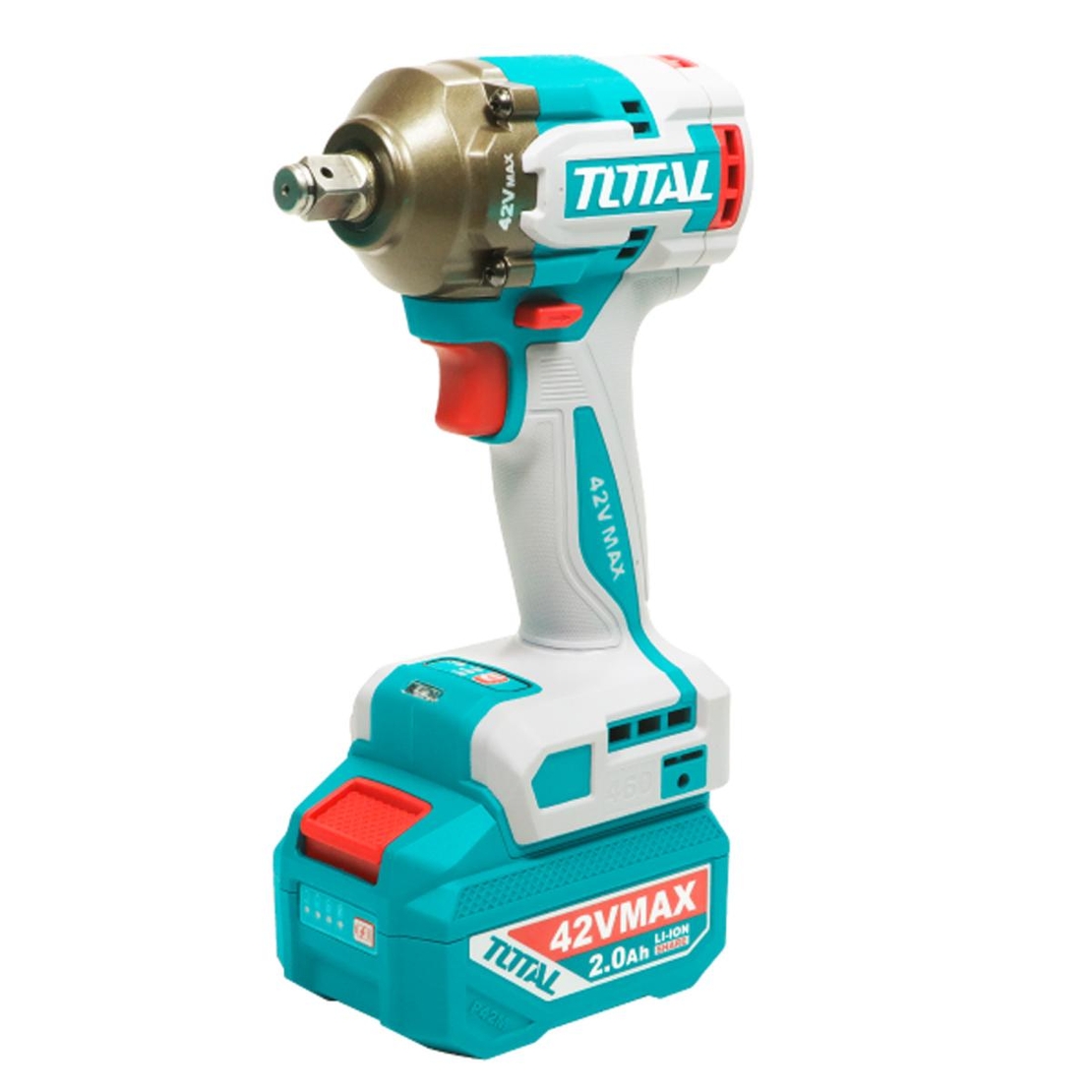 TOTAL - MASINA DE INSURUBAT CU IMPACT - 42V - 1/2'' (INCLUDE ACUMULATOR, INCARCATOR)