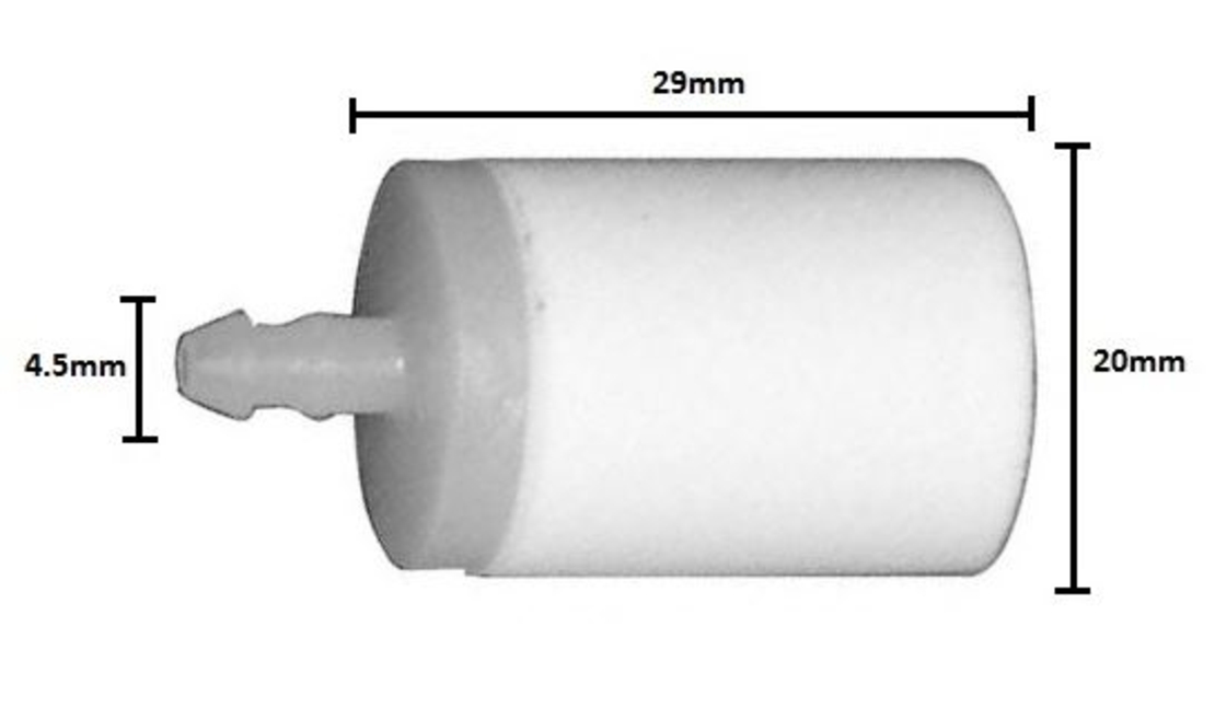 Filtru benzina Husqvarna - 4.5mm -