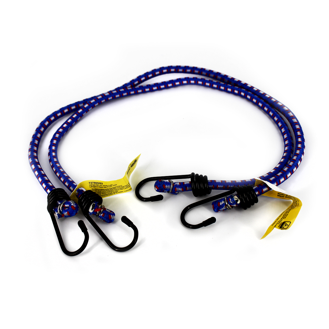 Set de 2 cordeline de fixare elastice, 60 cm