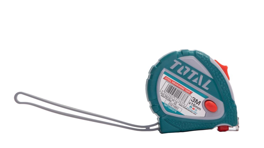 TOTAL - RULETA 3M X 16MM - BUTON 3 FUNCTII