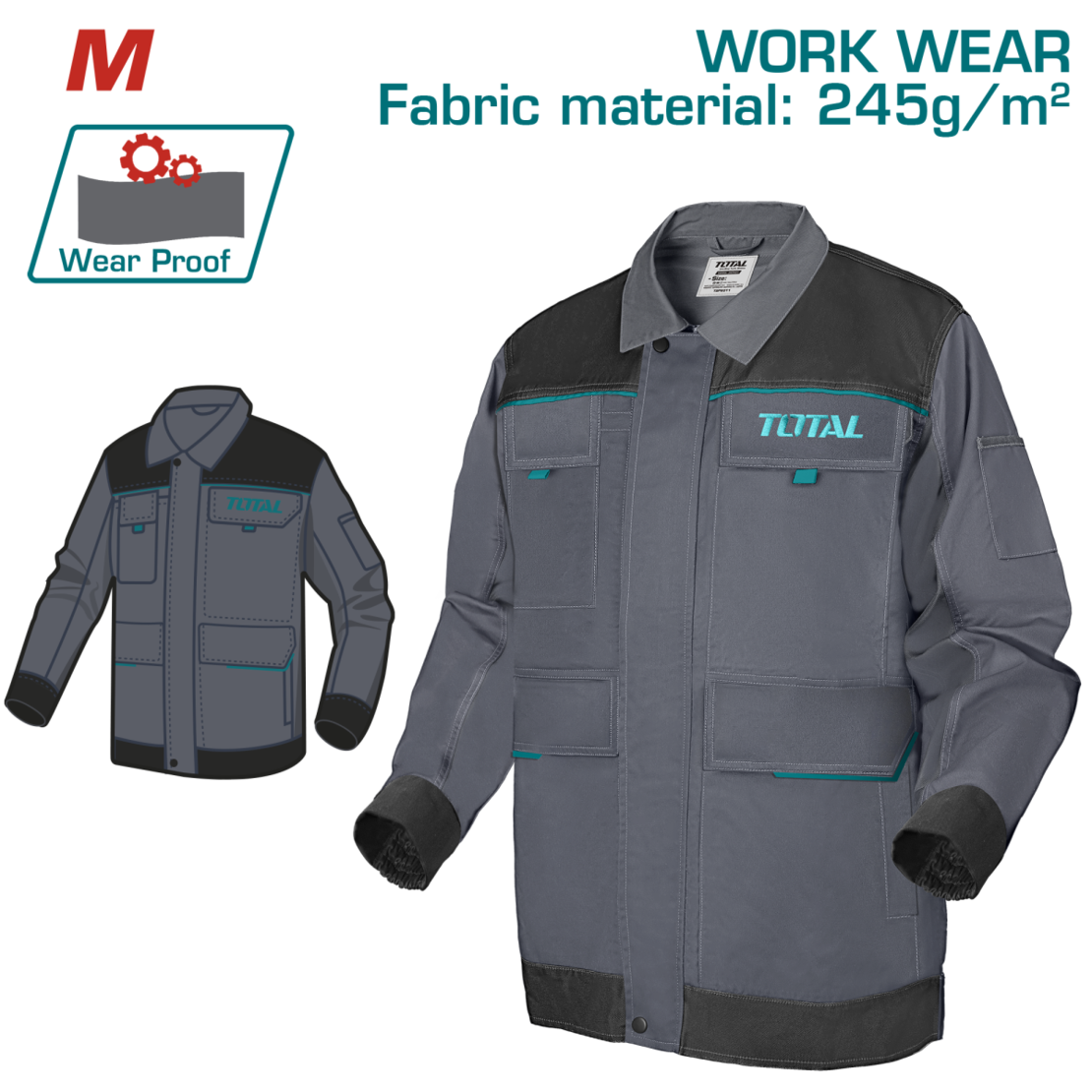 TOTAL - GEACA LUCRU MARIME M