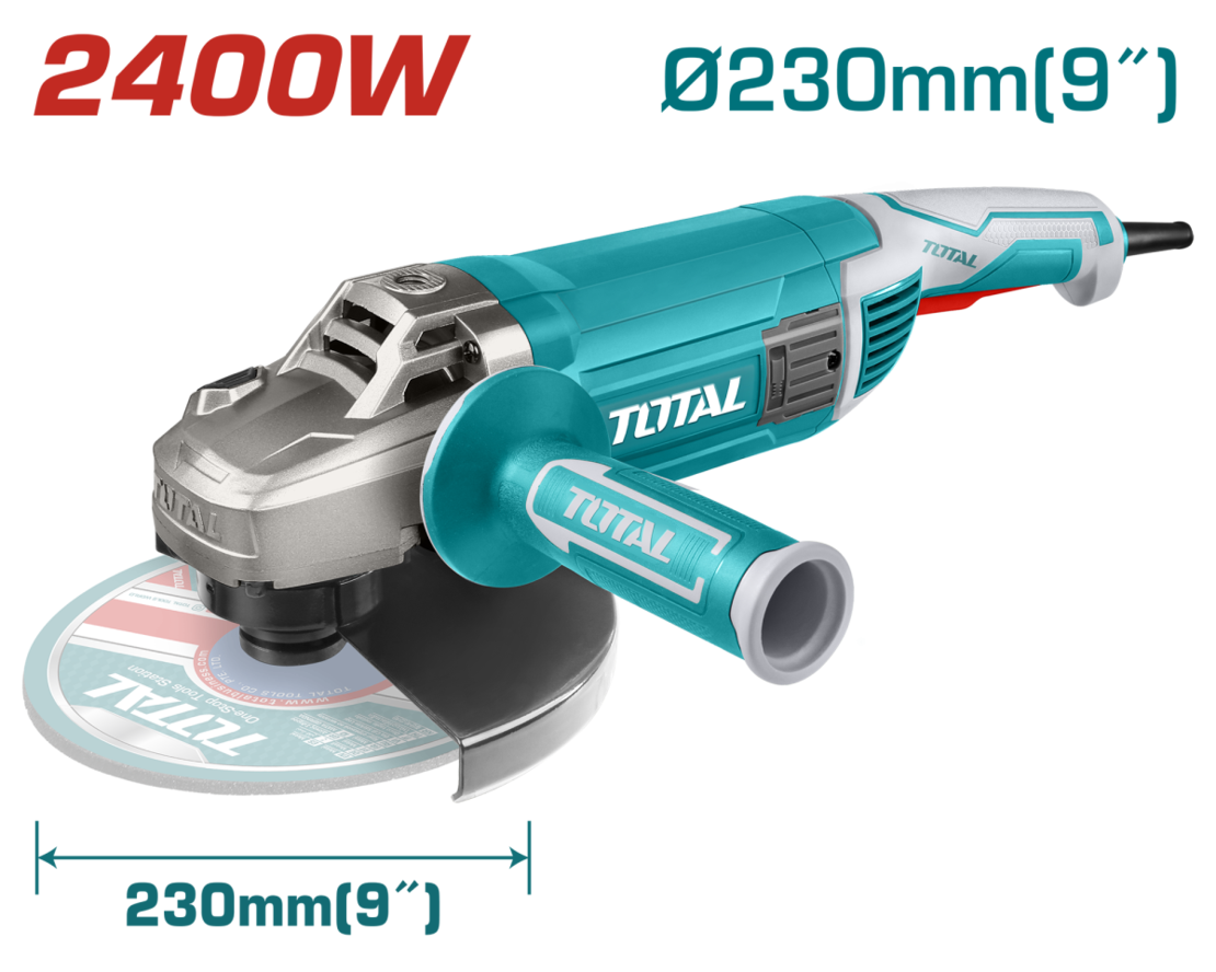 TOTAL - POLIZOR UNGHIULAR - 230MM - 2400W (INDUSTRIAL)