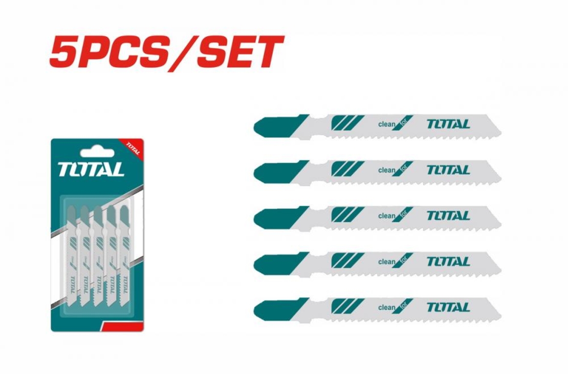 TOTAL - SET LAME FIERASTRAU PENDULAR PENTRU METAL 76MM - 5 BUC