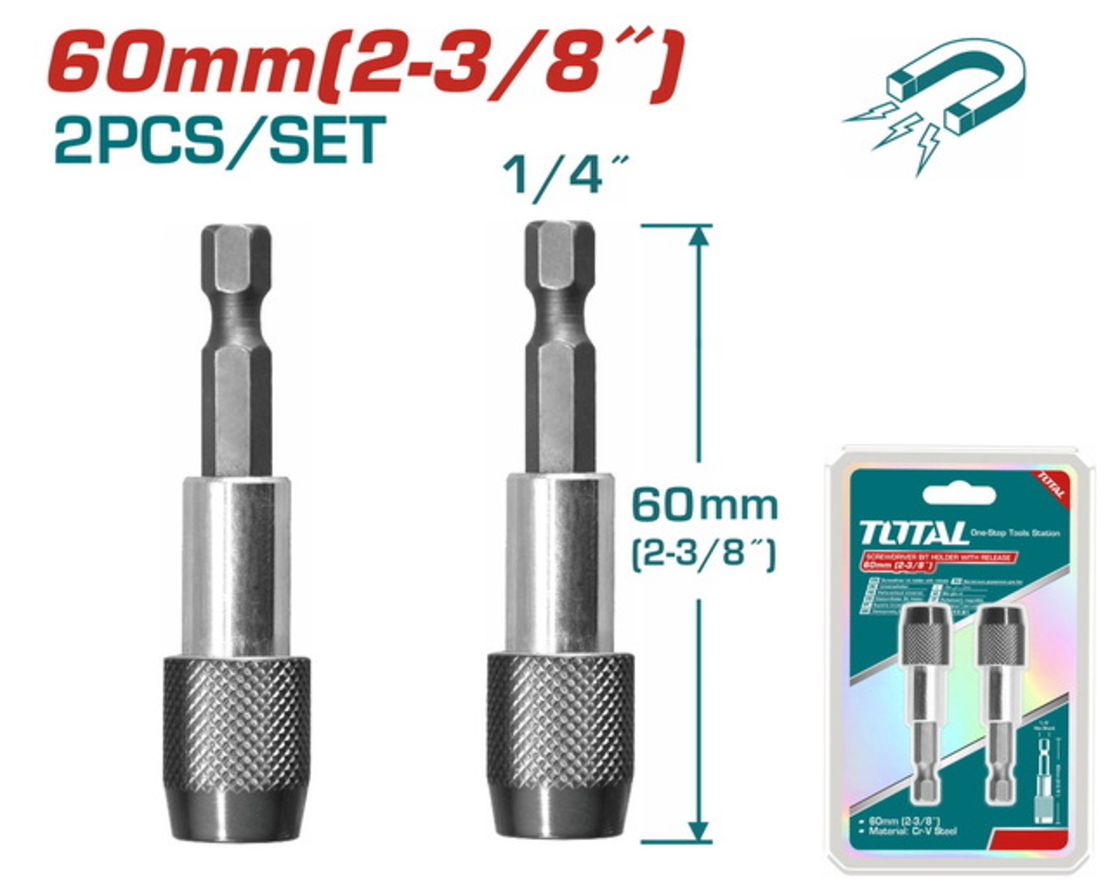 TOTAL - PRELUNGITOR BIT - 60MM, 2PCS / SET
