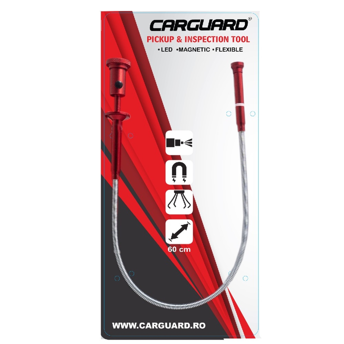 Unealta recuperare cu magnet, gheare si led - 61 cm - Carguard
