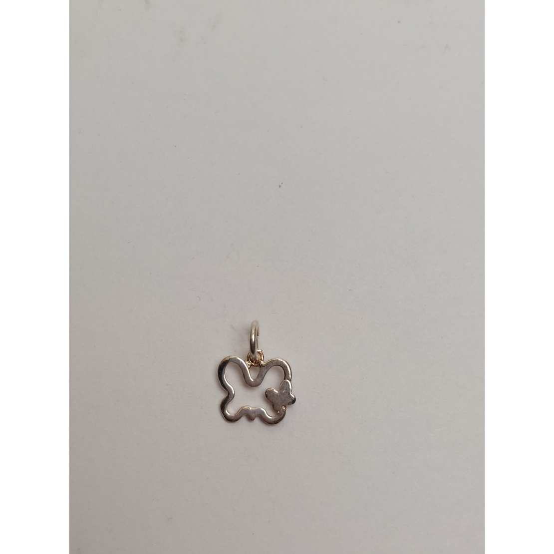 Pandantiv, Jolie Silver, Argint 925, Model Fluture Dublu, 0.9g, 1.2 cm x 1.2 cm