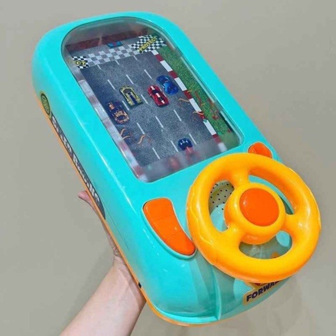 Joc Simulator de Condus, Flippy, 3-6 Ani, Volan Interactiv, Efecte Sonore, din ABS, USB Inclus, Verde