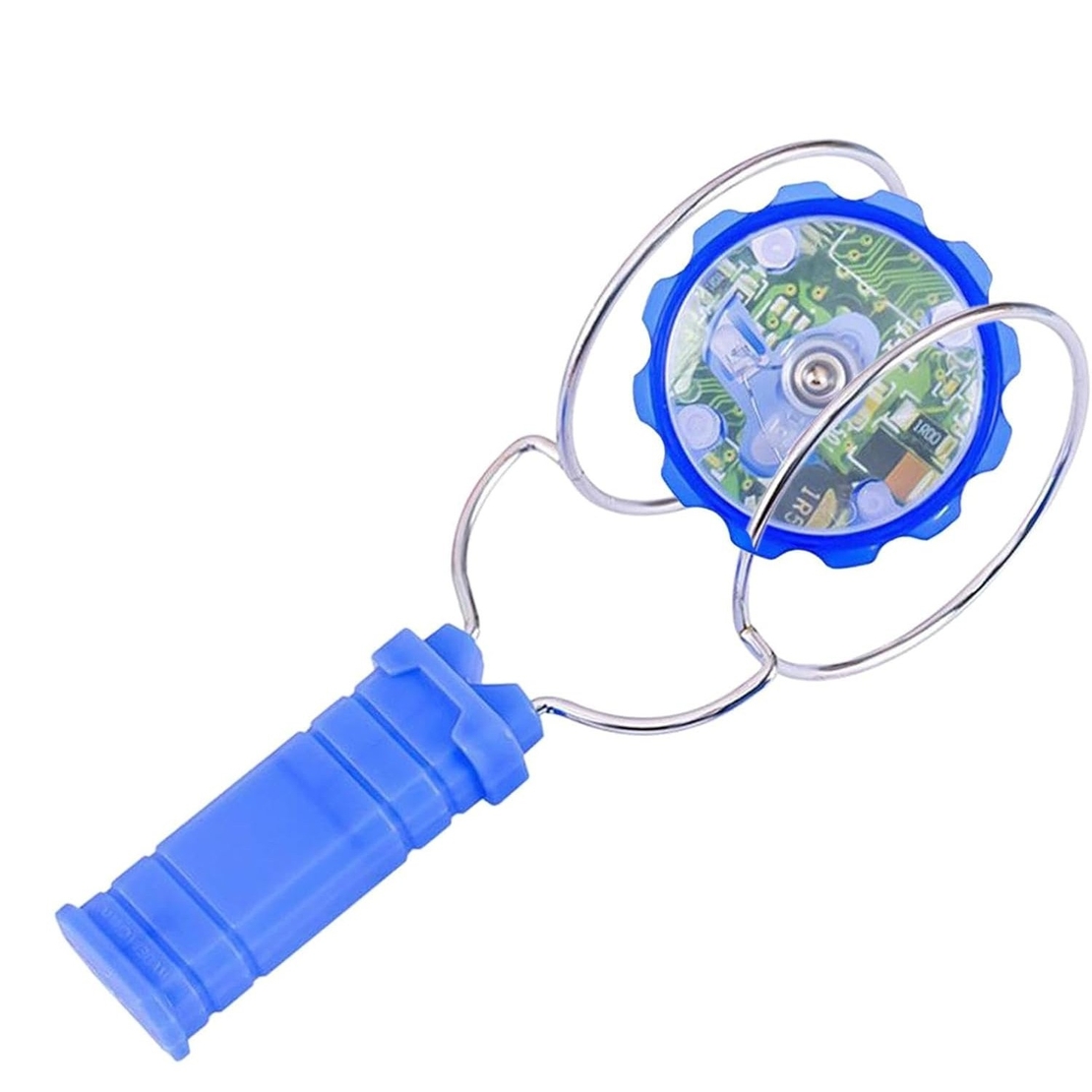 Jucarie Interactiva, Flippy, Titirez Magnetic, cu Led, 19.8 x 5 cm, Albastru