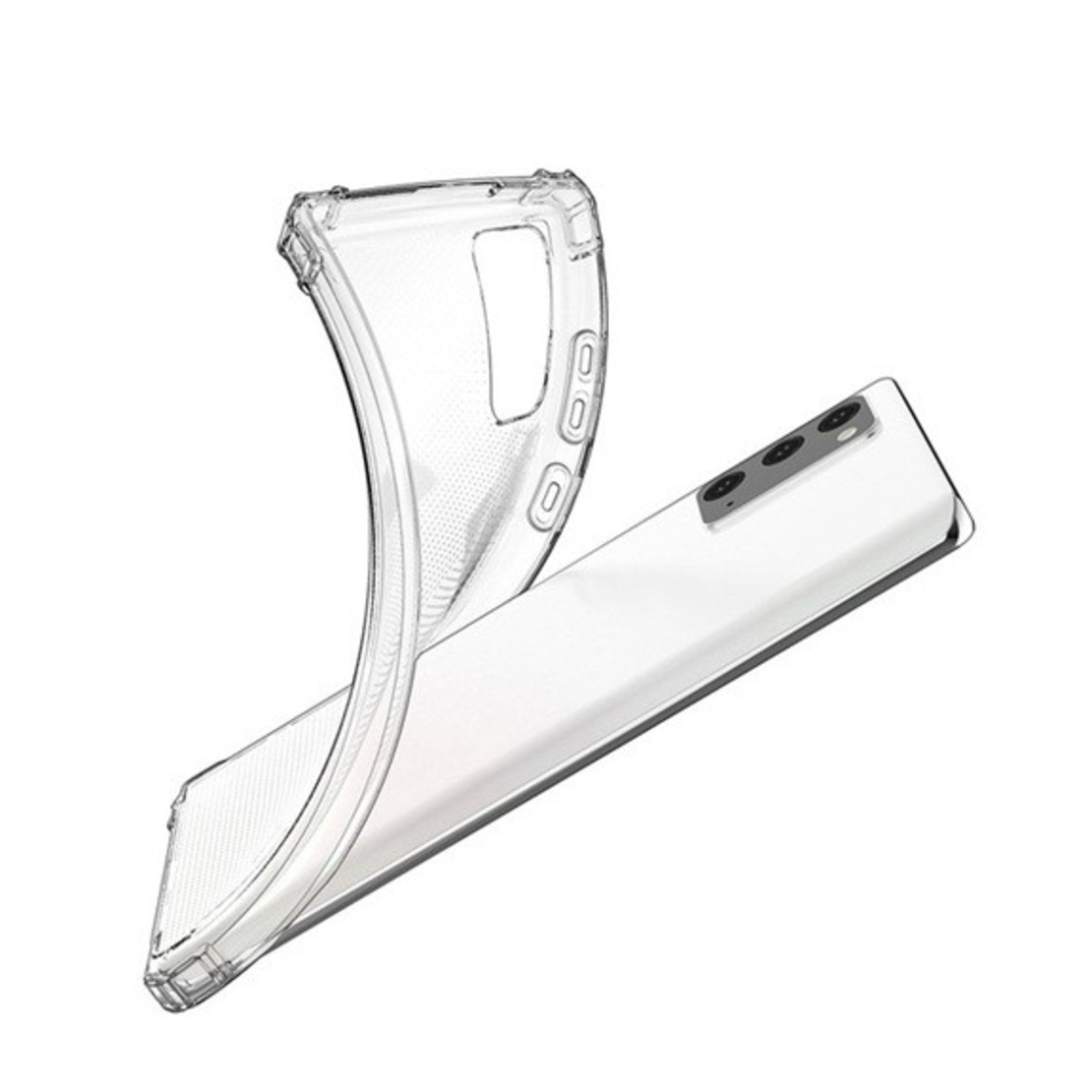 Husa Protectie,, Vafy, compatibila cu Samsung S20, TPU Antisoc, Protectie Colturi, Rezistenta la Impact, 1.5 mm, Transparenta