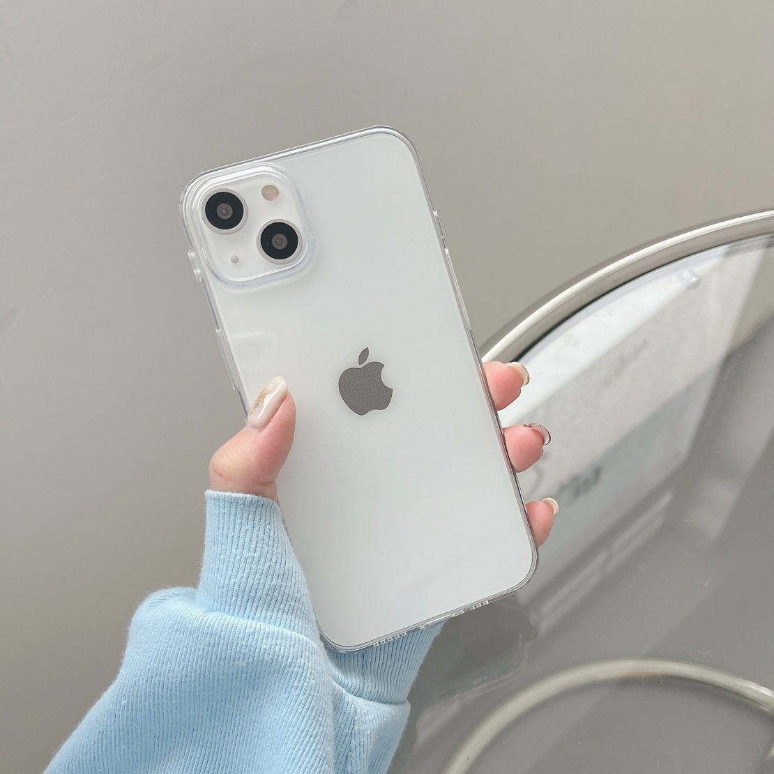 Husa de protectie Vafy compatibila cu Apple iPhone 13 Protect Plus Transparent