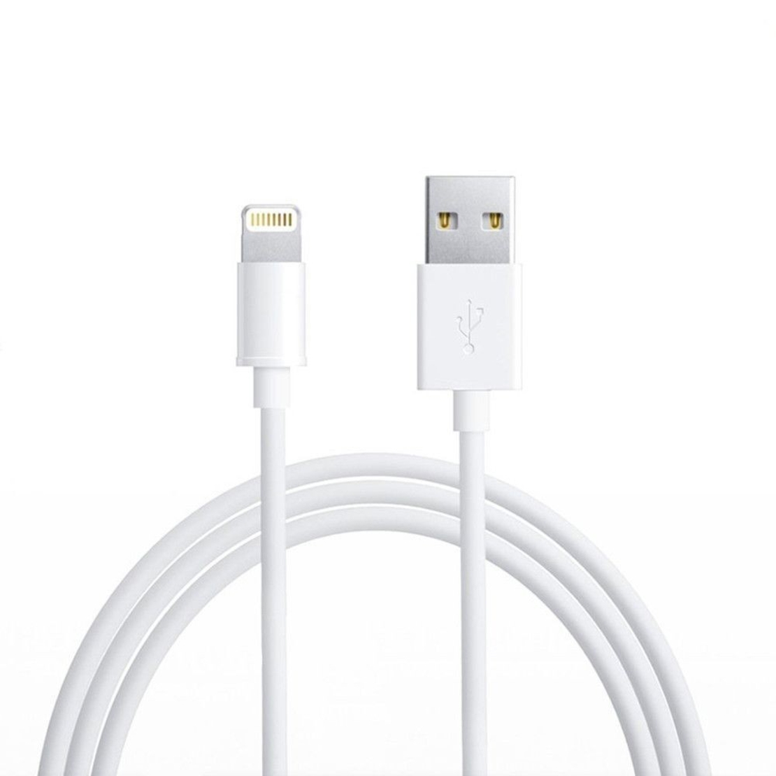 Cablu Date Compatibil iPhone 1 m Bulk, Alb