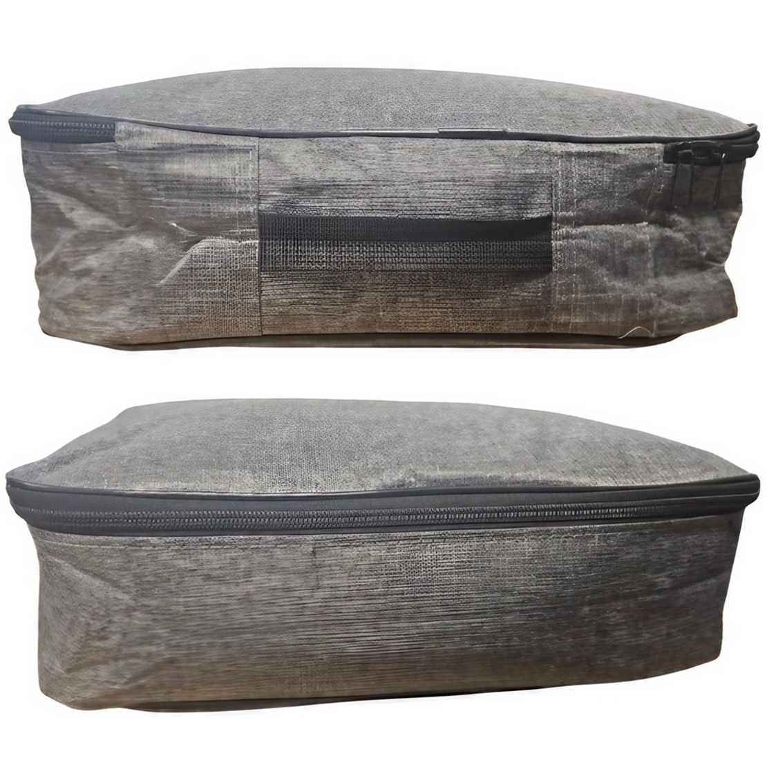 Geanta pentru Depozitare Acte si Documente, Flippy, 1 Compartiment mare cu Curele Interioare, Impermeabila, 37 x 10.5 x 27 cm, Gri