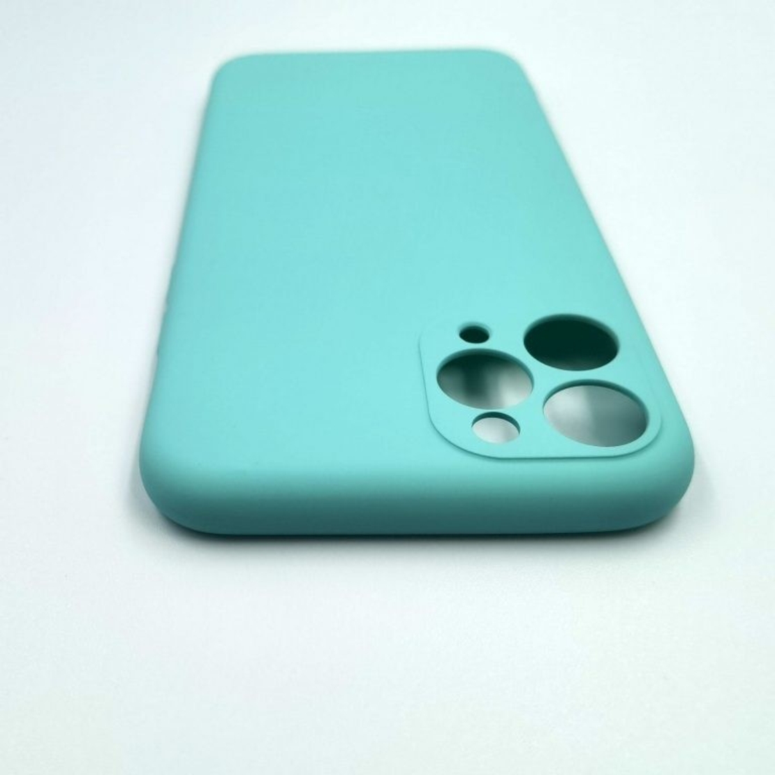 Husa pentru Samsung Galaxy A13 4G, Vafy, Liquid Silicone, cu Microfibra pe interior, Protectie Antisoc, Albastru deschis
