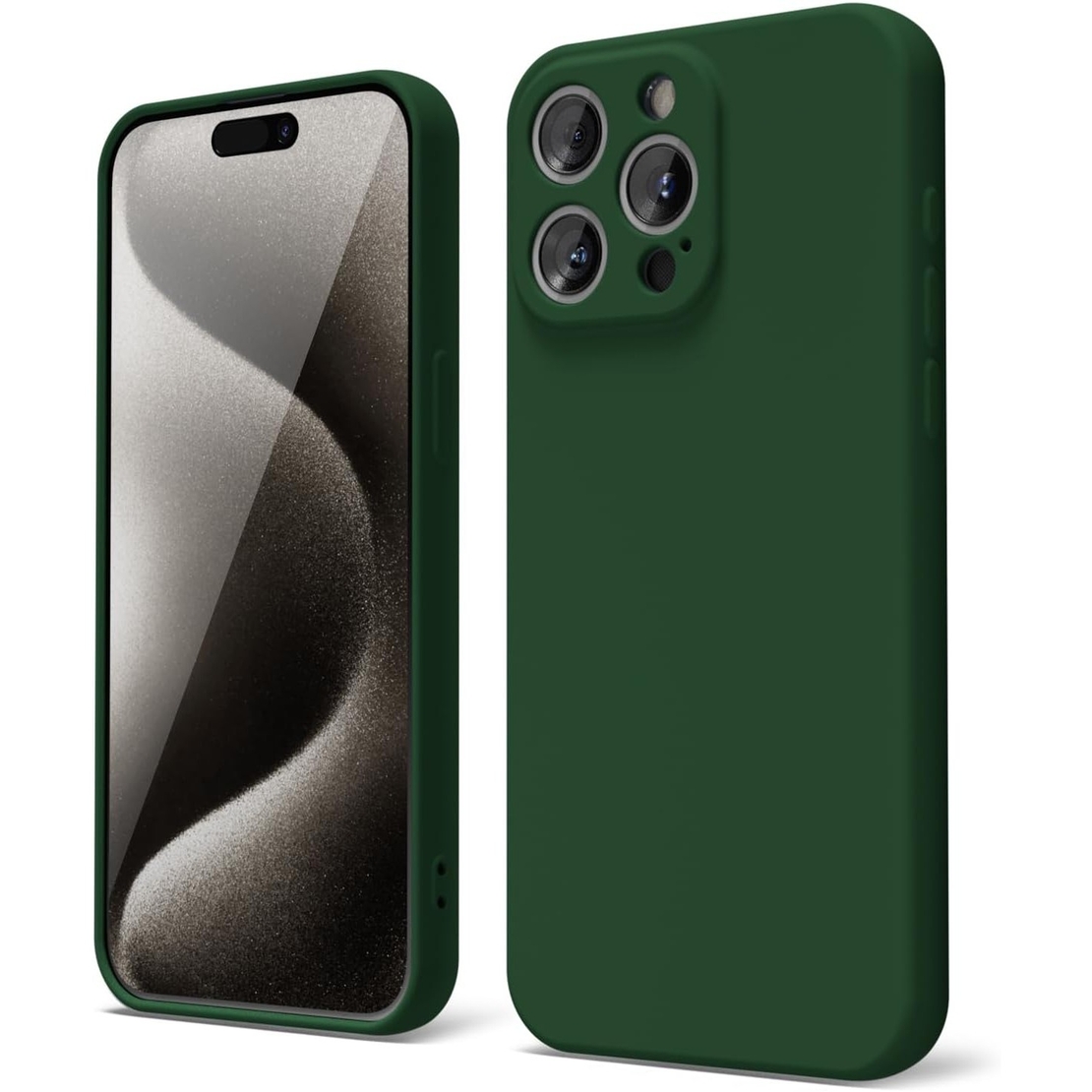 Husa de Protectie Matte TPU, Vafy, pentru Realme C53, Protectie Camera, Antisoc, Antizgariere, Antialunecare, Acoperire Completa, Verde