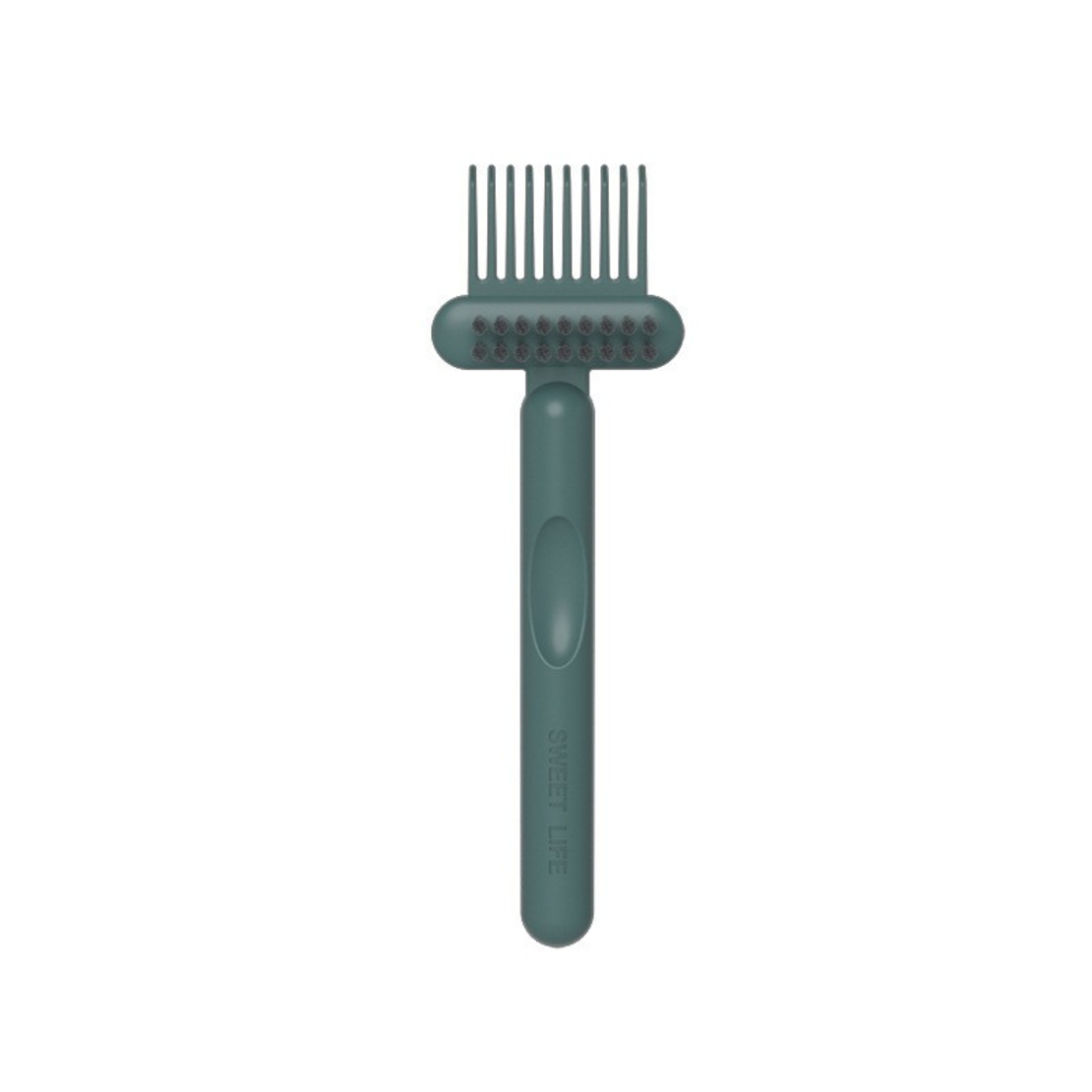 Perie pentru Curatarea Parului, Flippy, din Plastic, 16 x 5 cm, Verde