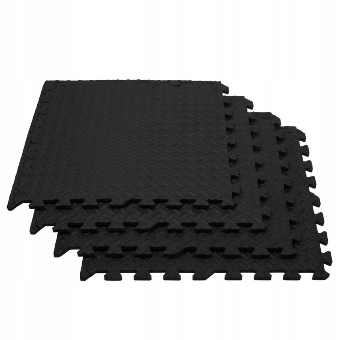 Set covoras de protectie saltea de antrenament, tip puzzle, 4 piese de 60x60cm, 12mm