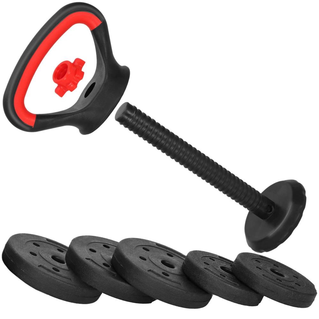 Gantera Kettlebell reglabila 10kg negru