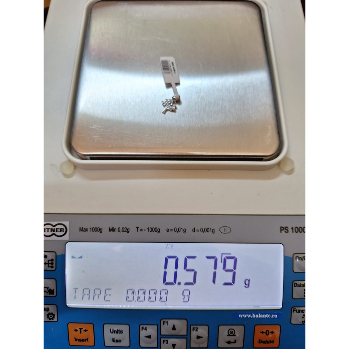 Pandantiv din Argint 925 Pom cu Pietre, 0.68 g, Multicolore