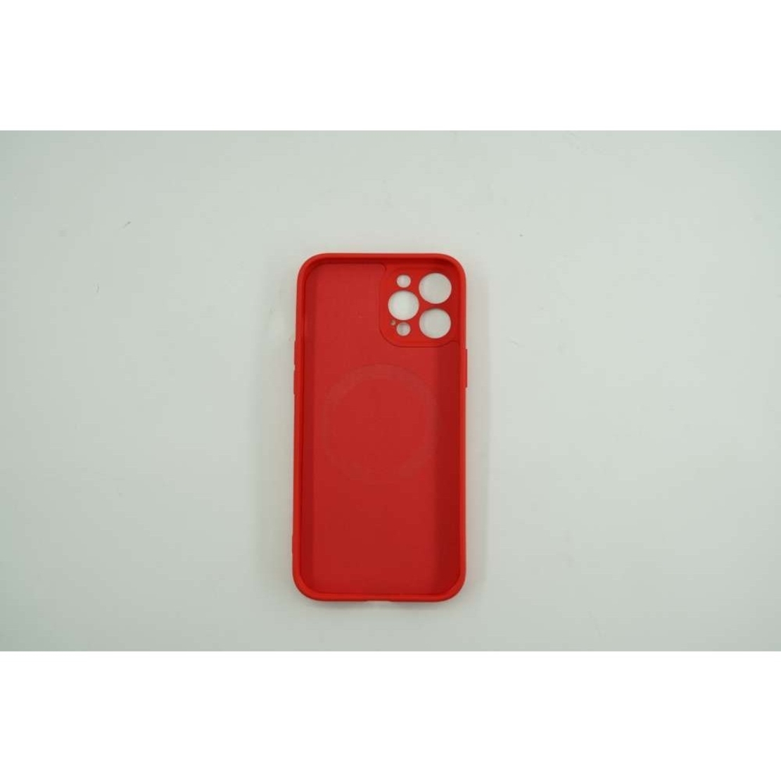 Husa protectie Vafy compatibila cu Apple iPhone 12 Pro Max Mag Safe Silicone Rosu