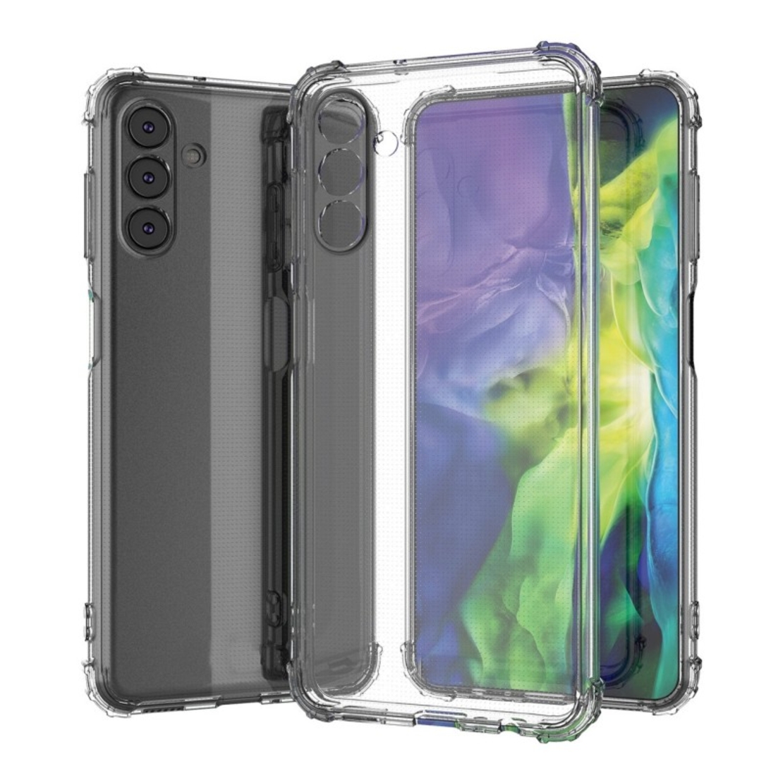 Husa Telefon, Vafy, Compatibila Samsung S24 Ultra, TPU Antisoc, Protectie Colturi, Rezistenta la Impact, 1.5 mm, Transparenta
