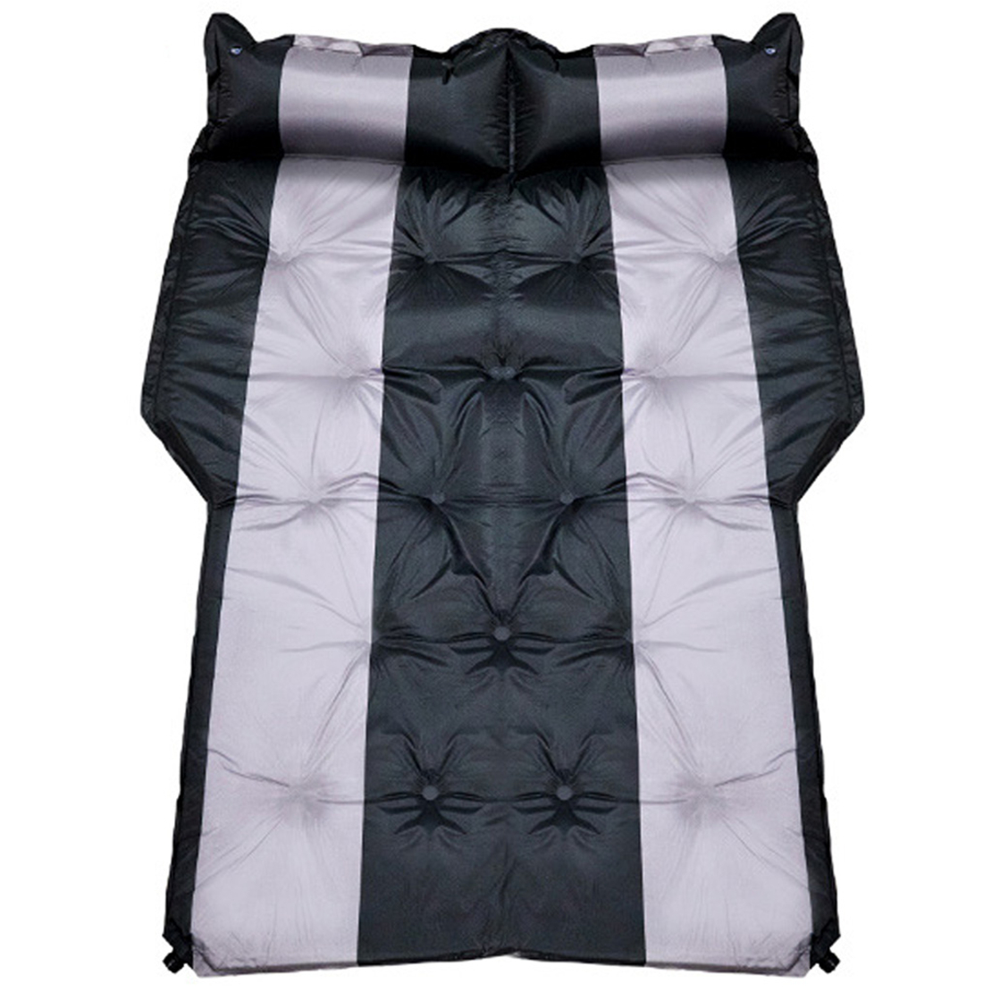 Saltea gonflabila auto 170x120 cm, cu perna integrata si husa de transport, negru
