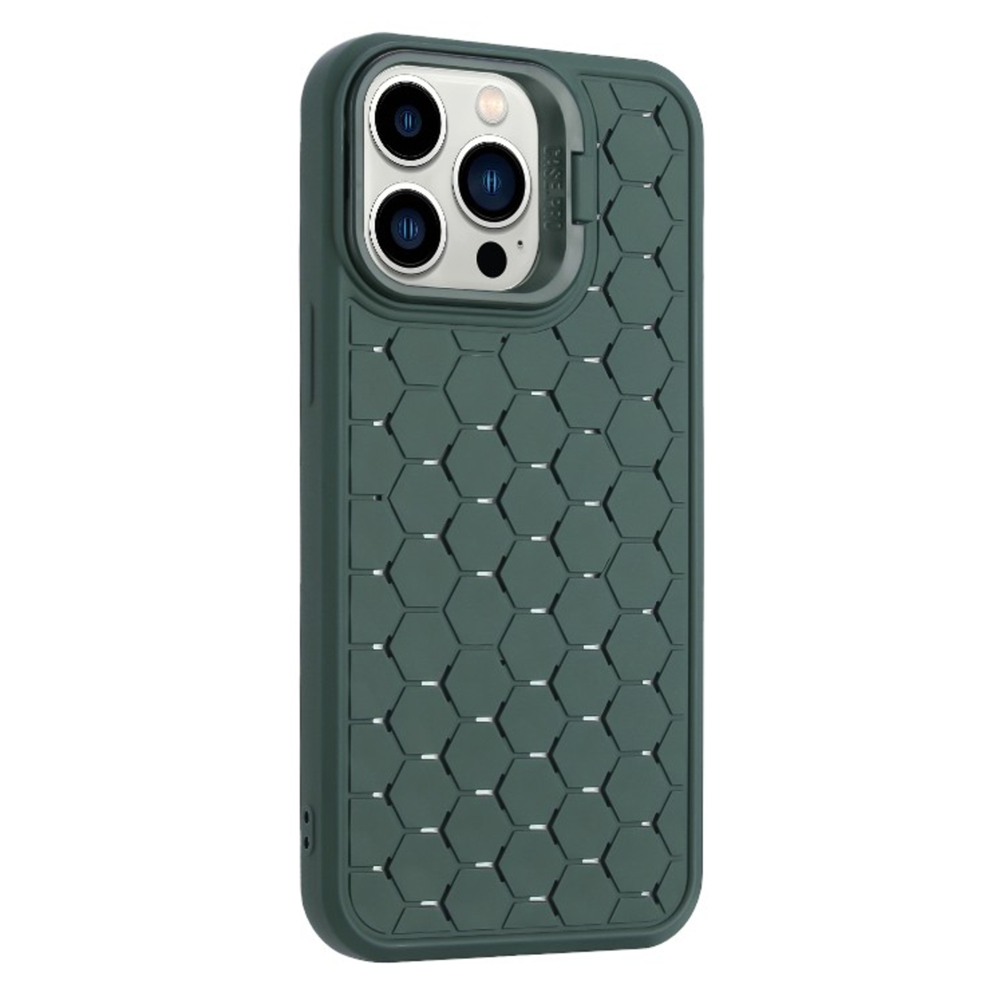 Husa de Protectie TPU, Vafy, pentru Samsung Galaxy S23 Ultra, 3D Cube, cu Inel, Protectie Camera, Antisoc, Antizgariere, Antialunecare, Acoperire Completa, Verde