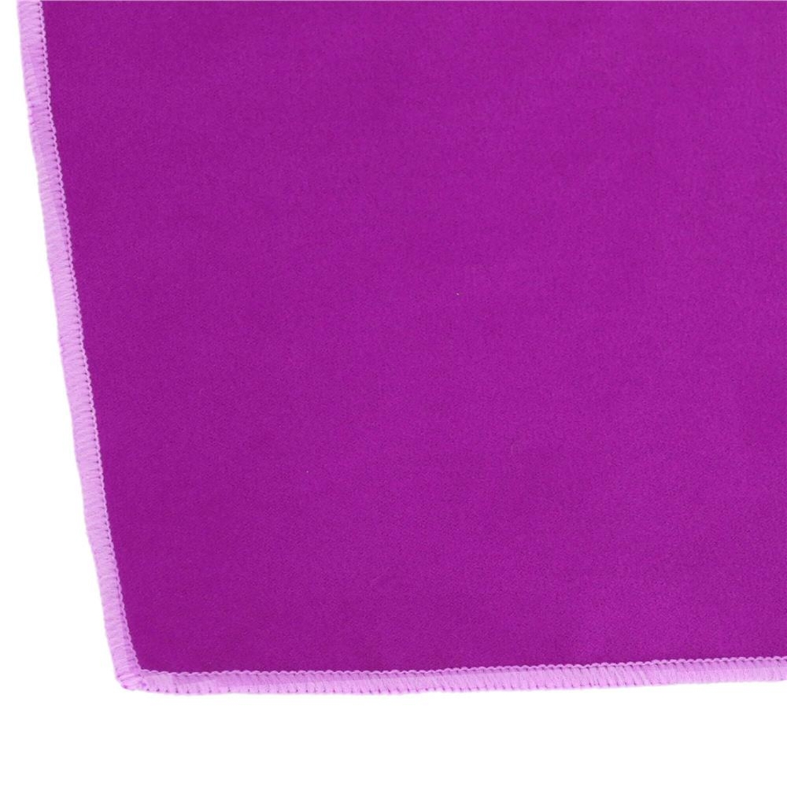 Prosop de plaja cu uscare de rapida, husa de transport, 75x150cm, violet