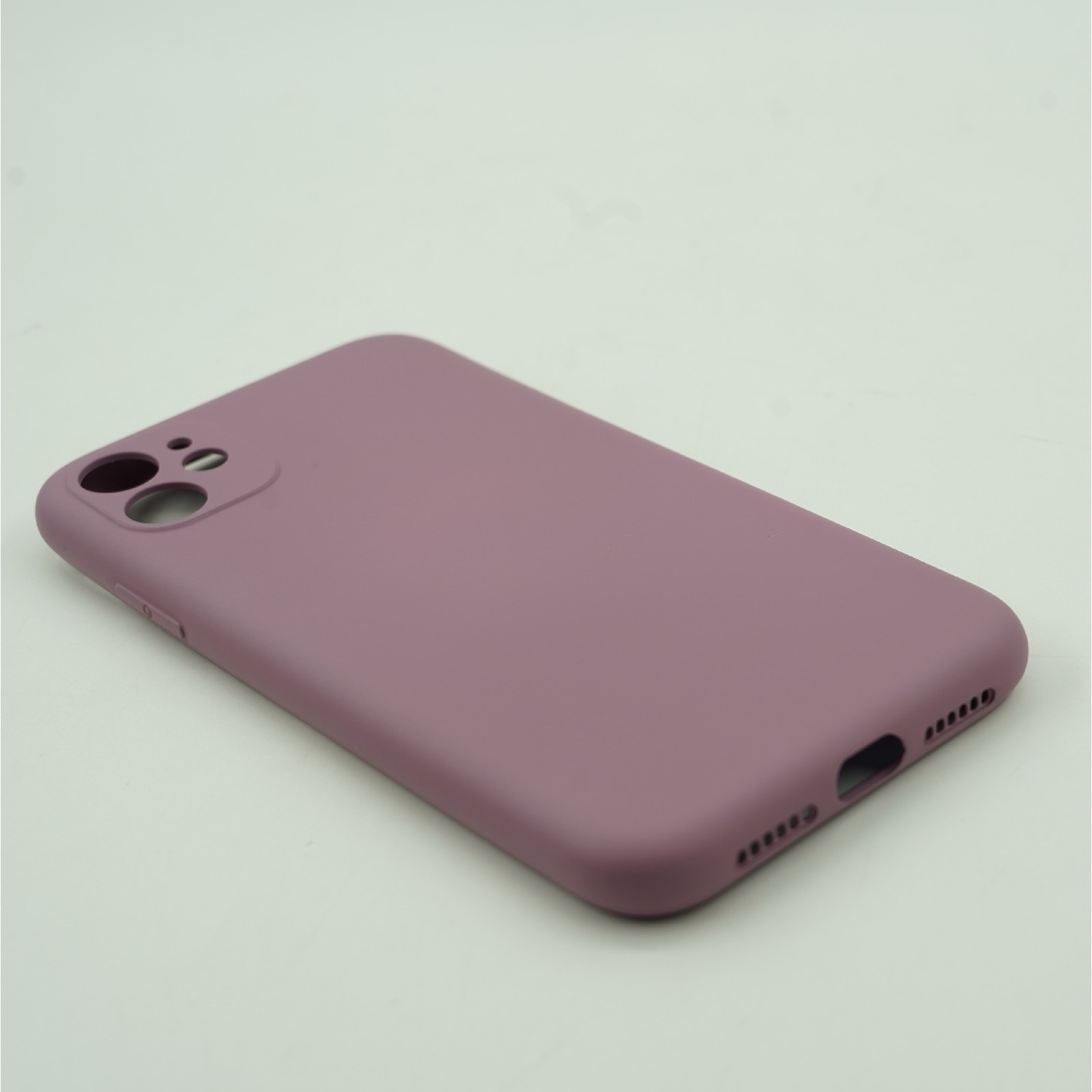 Husa protectie, Vafy, compatibila cu Apple iPhone 12 Pro Liquid Silicone Mov