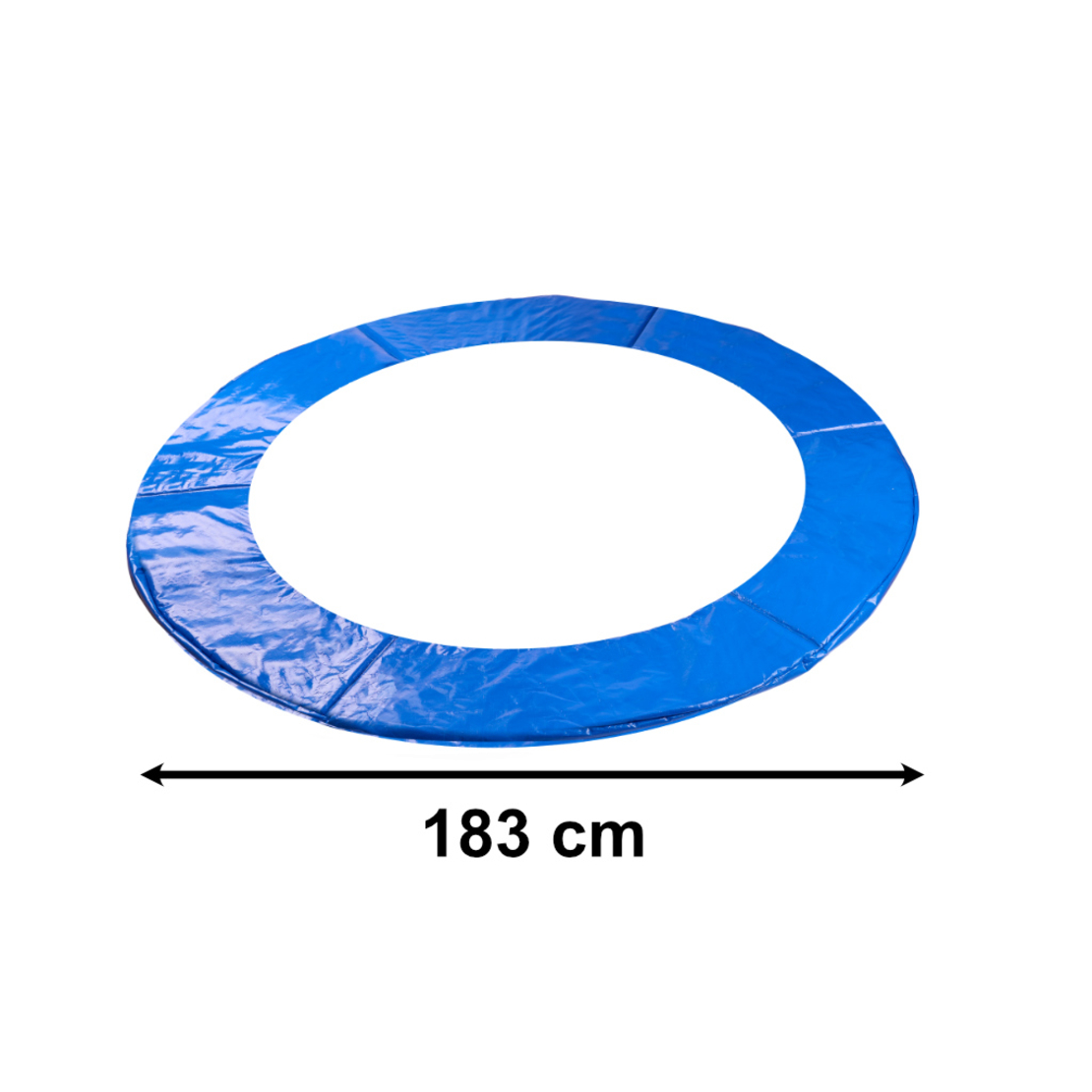 Protectie arcuri trambulina 183 cm, cu umplutura din spuma 1.5 cm, albastru