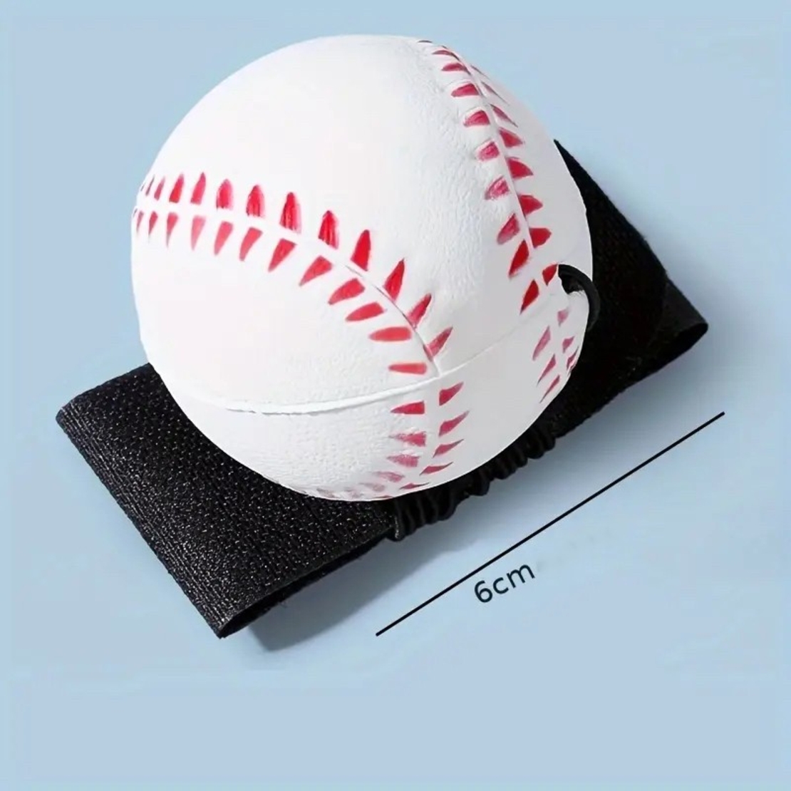Minge Saltareata Hiperelastica, Flippy, Model Minge de Baseball cu Fixare de Mana, Space Moon Ball foarte Elastica, Antistress pentru Copii, Diametru