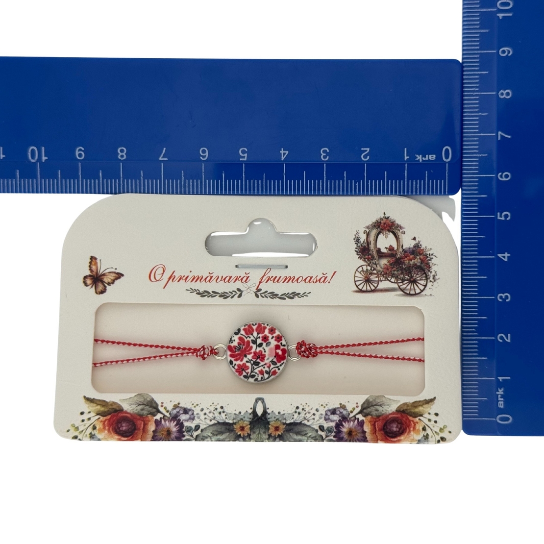 Set 100 Bucati Ambalaje de Carton pentru Martisor, Flippy, Cutii Bratara, Model Caleasca