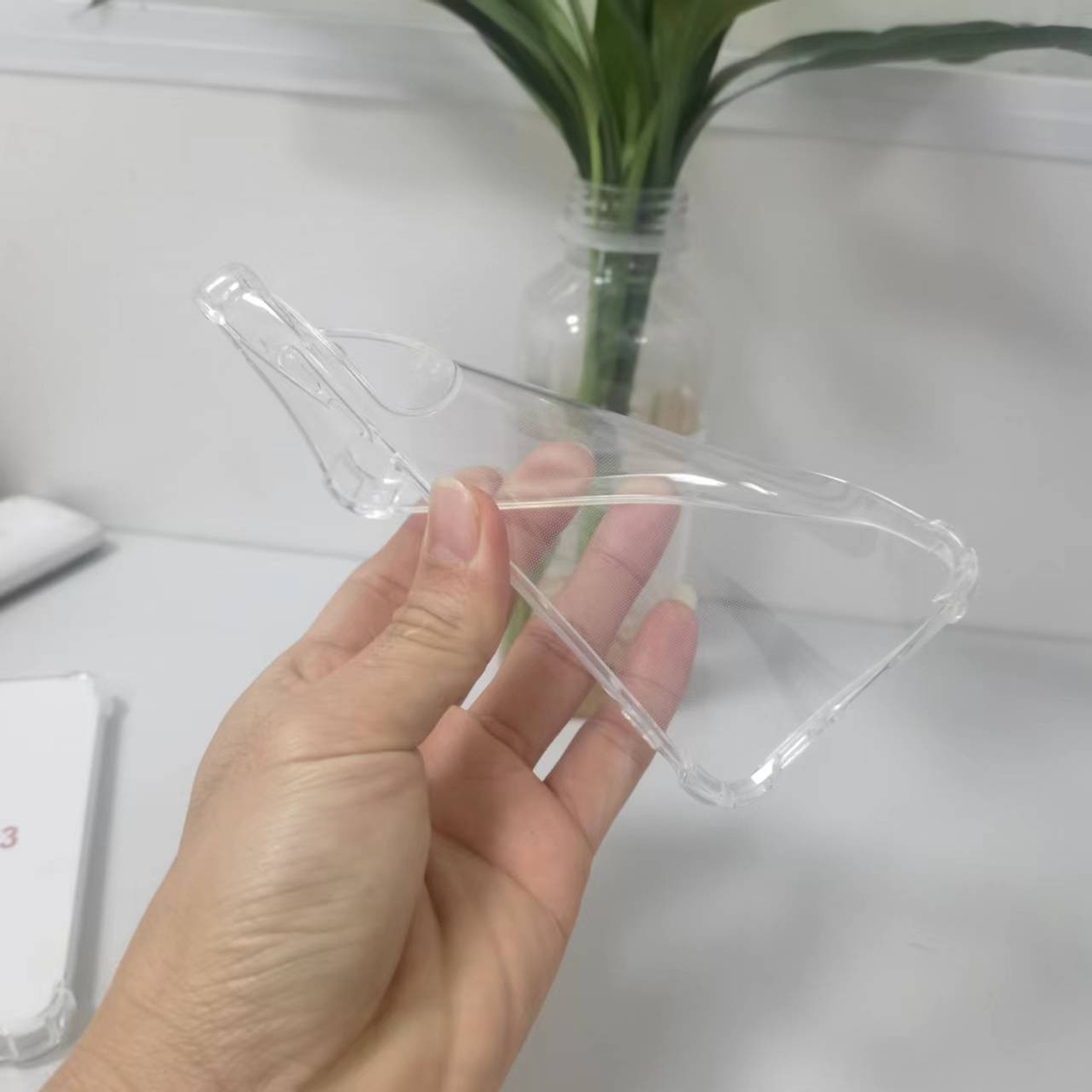 Husa de protectie Vafy, TPU, pentru Samsung S23 FE, Antisoc, Protectie colturi, Rezistenta la impact, Transparenta