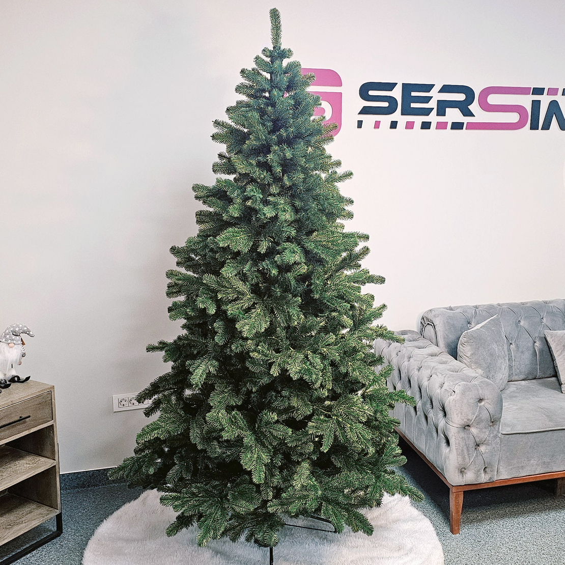 Brad artificial Christmas Deluxe by Sersimo, Kovalivka Select, integral 3D, 210cm