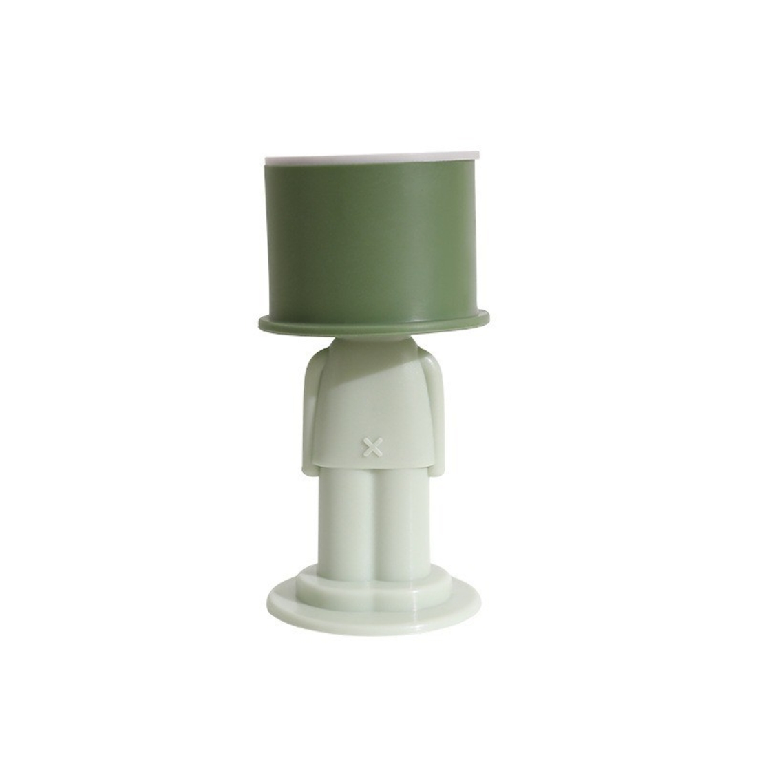 Opritor de Usa, Flippy, din Silicon, Model Magicial, cu Prindere de Perete, Anti-Coliziune, 4x 8.5 cm, Verde