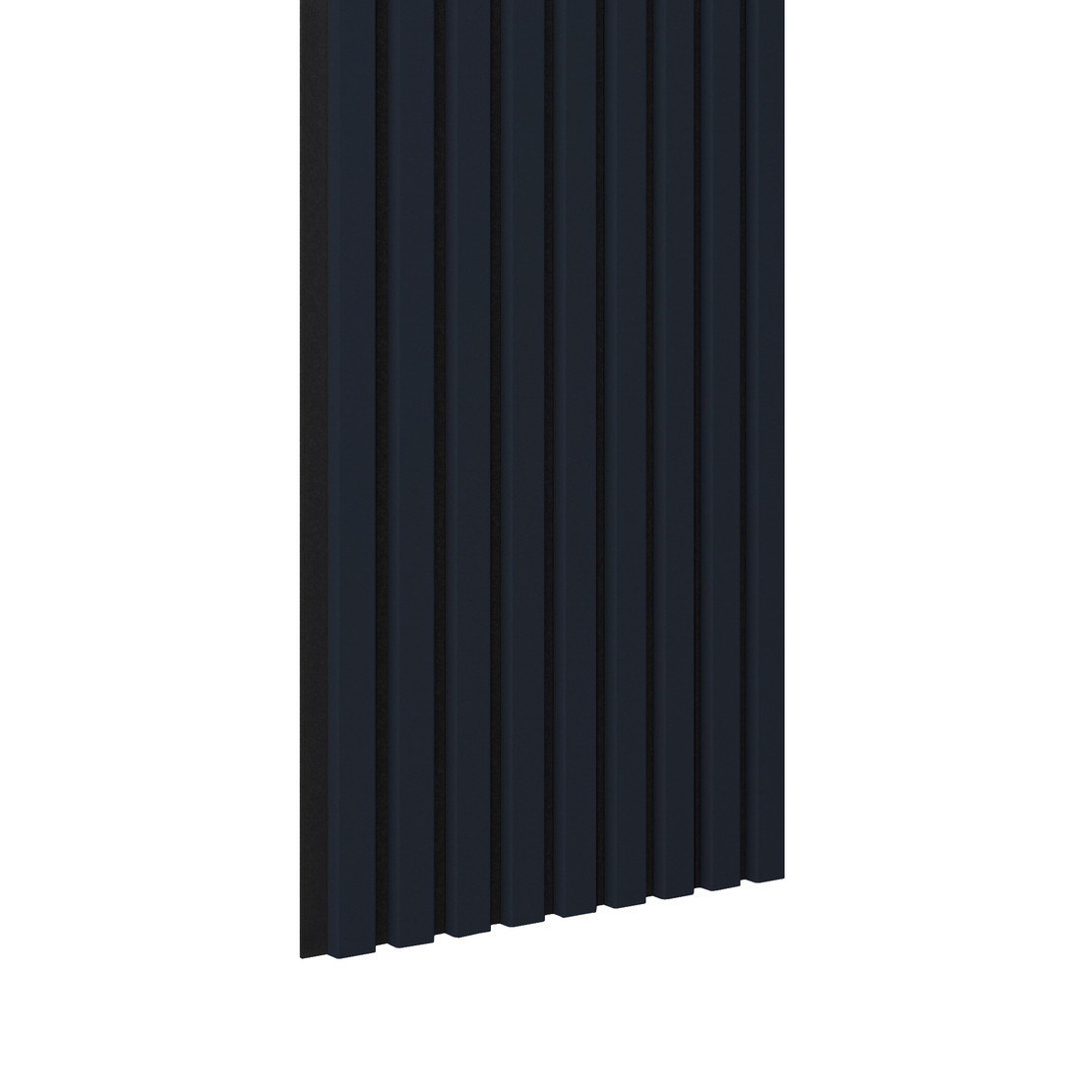 Riflaj MDF decorativ LDA PREMIUM de tip Panou Acustic, Indigo, 260x40 cm