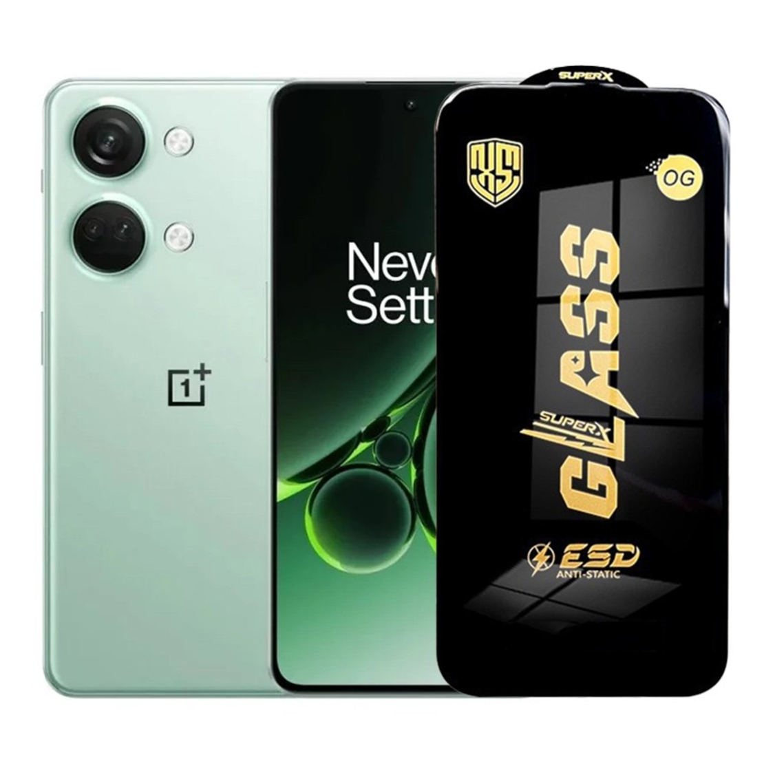 Folie de Protectie pentru OnePlus Nord 3, Vafy, Sticla Securizata ESD, Margini Negre, Rezistenta la Zgirieturi, Antistatica, 0.35 mm, Transparenta