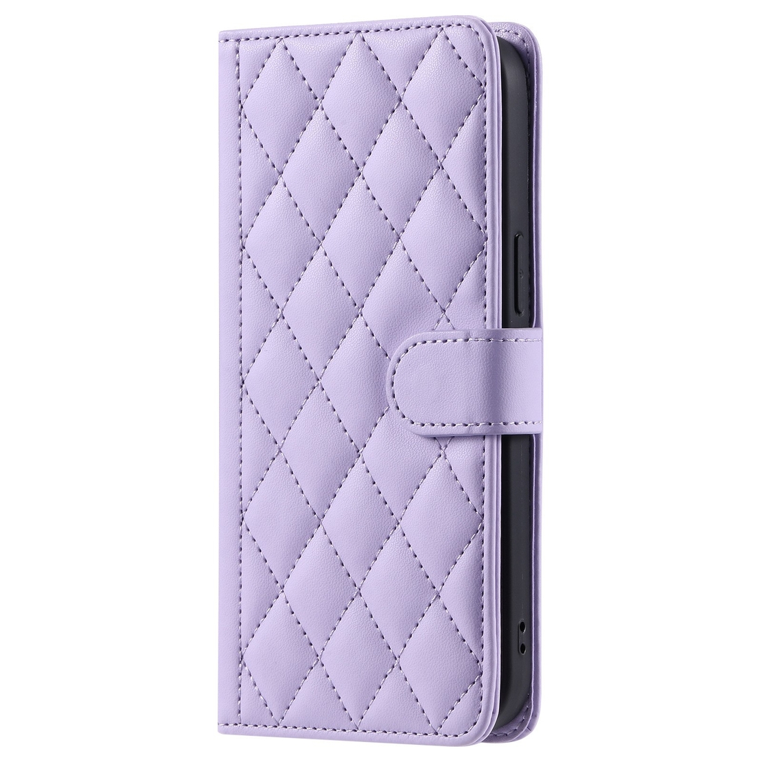 Husa de Protectie Tip Carte, Vafy, pentru Apple iPhone 15 Pro, Model cu Suport si Capsa, Antisoc, Rezistenta la Impact, Protectie Camera, Mov