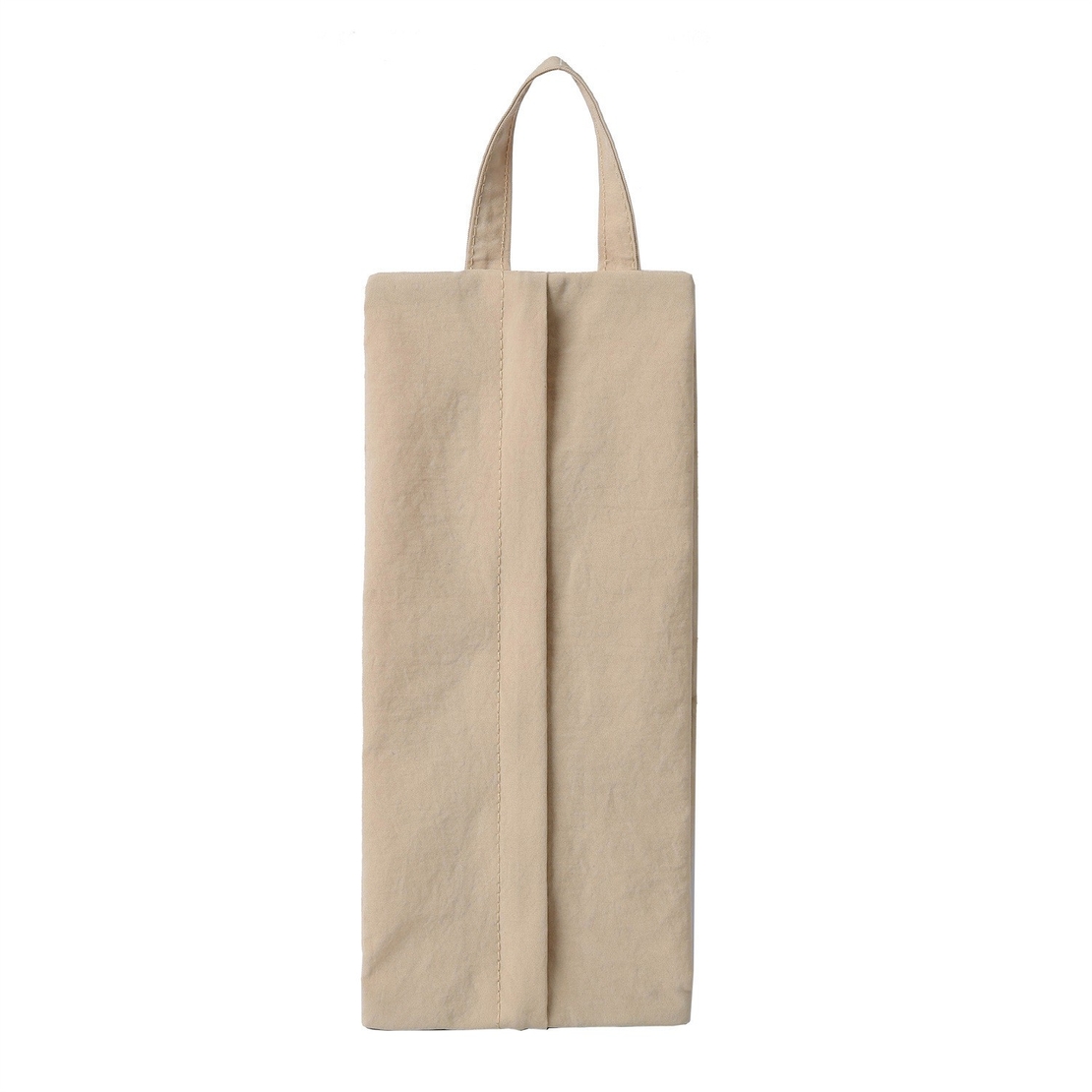 Geanta de Depozitare, Flippy, Pentru Haine Mici, Lenjerie, Sosete, Cosmetice, Impermeabila, cu Maner, 10x20x3 cm, Crem