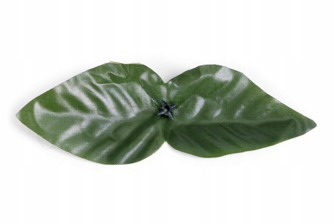 Gard artificial decorativ 50x500 cm, frunze ornamentale, protectie UV si intemperii, plastic PVC, verde inchis