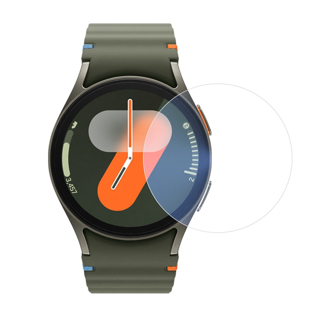 Folie Securizata pentru Samsung Galaxy Watch7 Classic 47mm, Vafy, Sticla de Protectie Compatibila cu Samsung Galaxy Watch7 Classic, Sticla Securizata 2.5 D, 47mm, Transparent