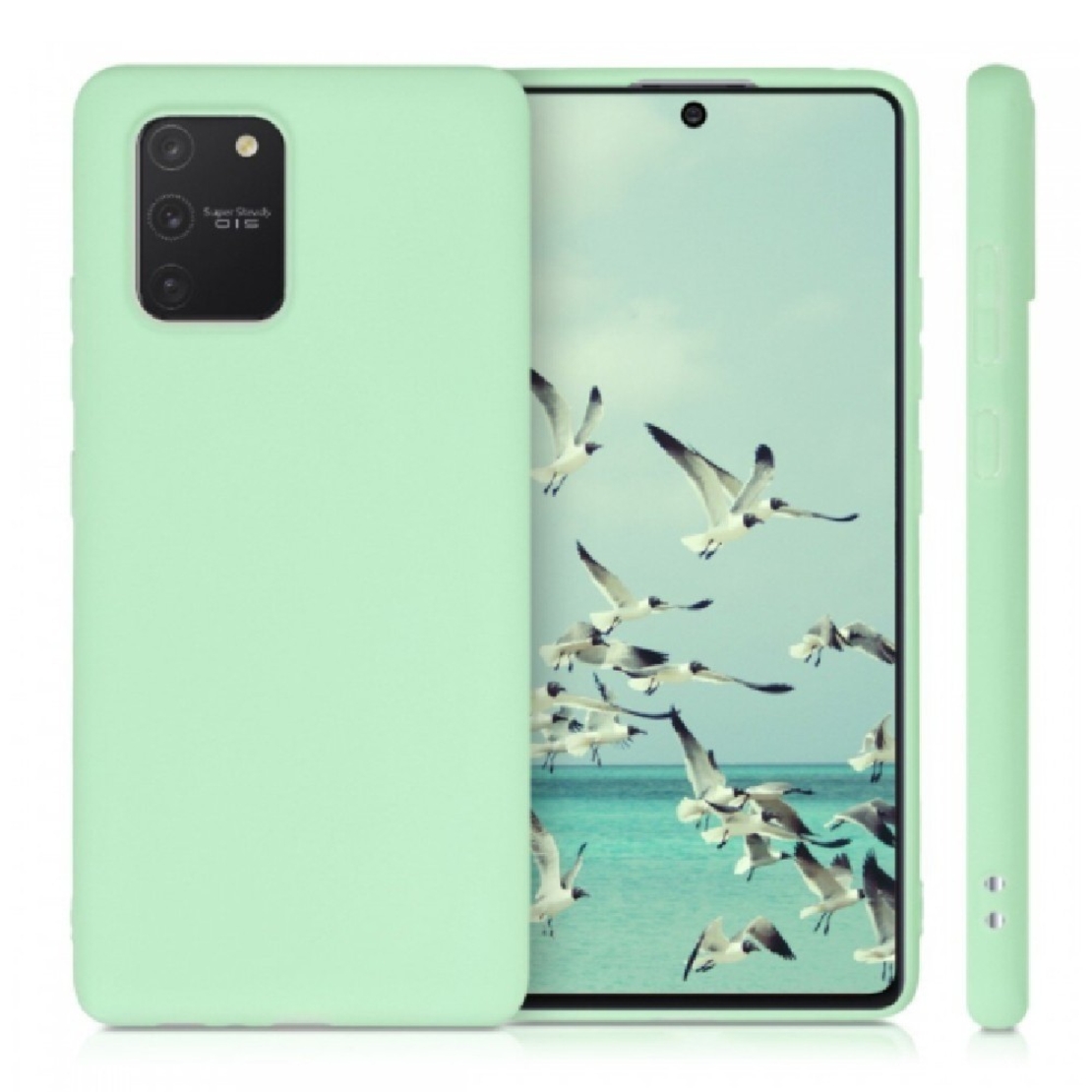 Husa protectie Vafy compatibila cu Samsung S10 Lite Matte Tpu Mint