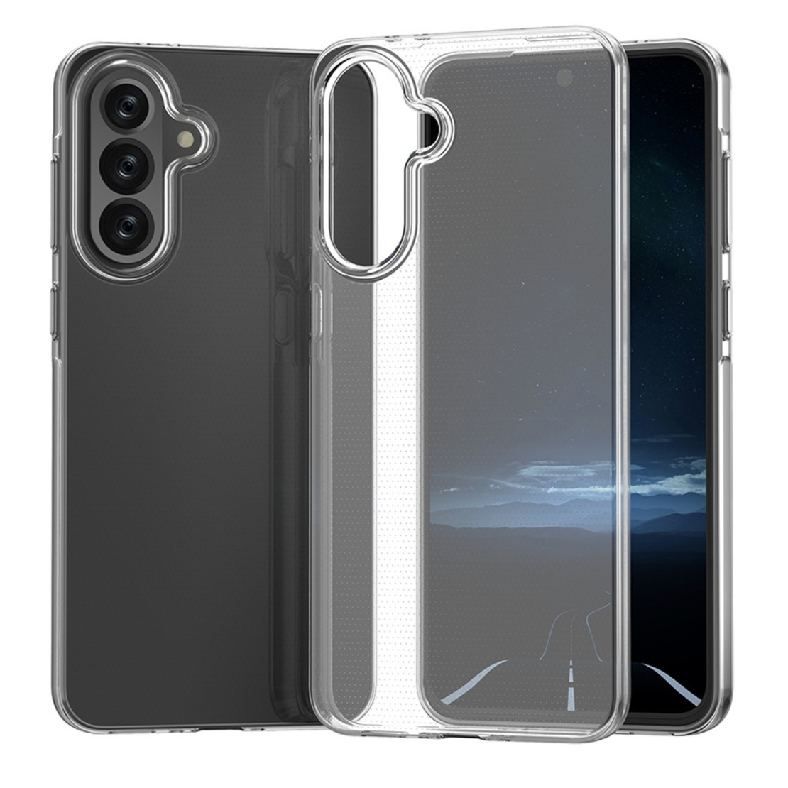 Husa de Protectie, Vafy, Husa de Protectie pentru Samsung Galaxy A24 4G, tip Carcasa, subtire din Silicon TPU, 1mm, Protect Plus, Transparenta