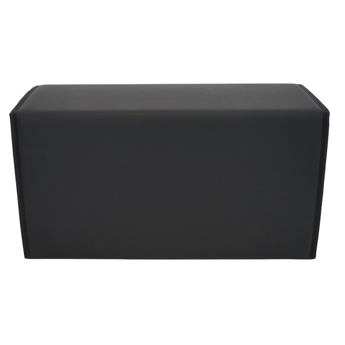 Cutie de Depozitare Auto, Flippy, Geanta Multifunctionala din Piele Ecologica, Organizator Premium Portbagaj, 2 Compartimente Depozitare, Pliabil si Rezistent la Uzura, Negru, 55 x 30 x 30cm