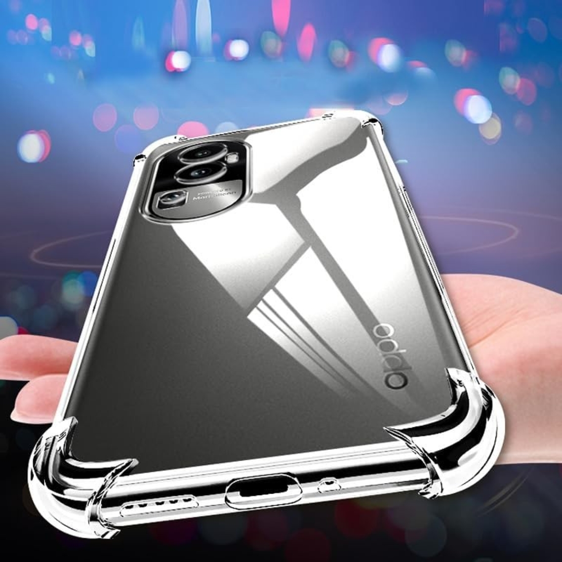 Husa protectie pentru Oppo Reno 8 Pro 5G, Vafy, TPU, Antisoc, Protectie colturi, Rezistenta la impact, 1.5 mm, Transparenta