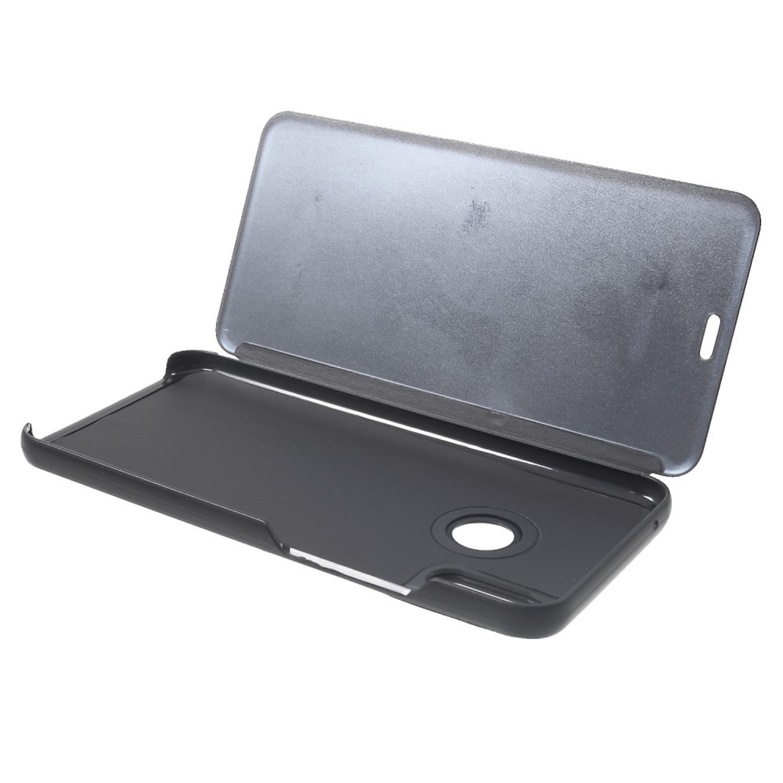 Husa Huawei P Smart Flip Cover Oglinda Negru