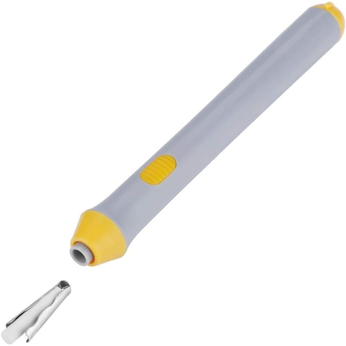 Radiera Electrica, Flippy, pentru Schite si Arta, Grosime Varf 3 mm/5 mm, Baterii 2 x AA (neincluse), din ABS, Gri