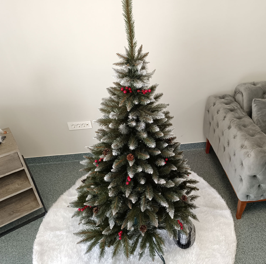 Brad artificial Christmas Deluxe by Sersimo, Frasin de Munte, 2D, 150cm