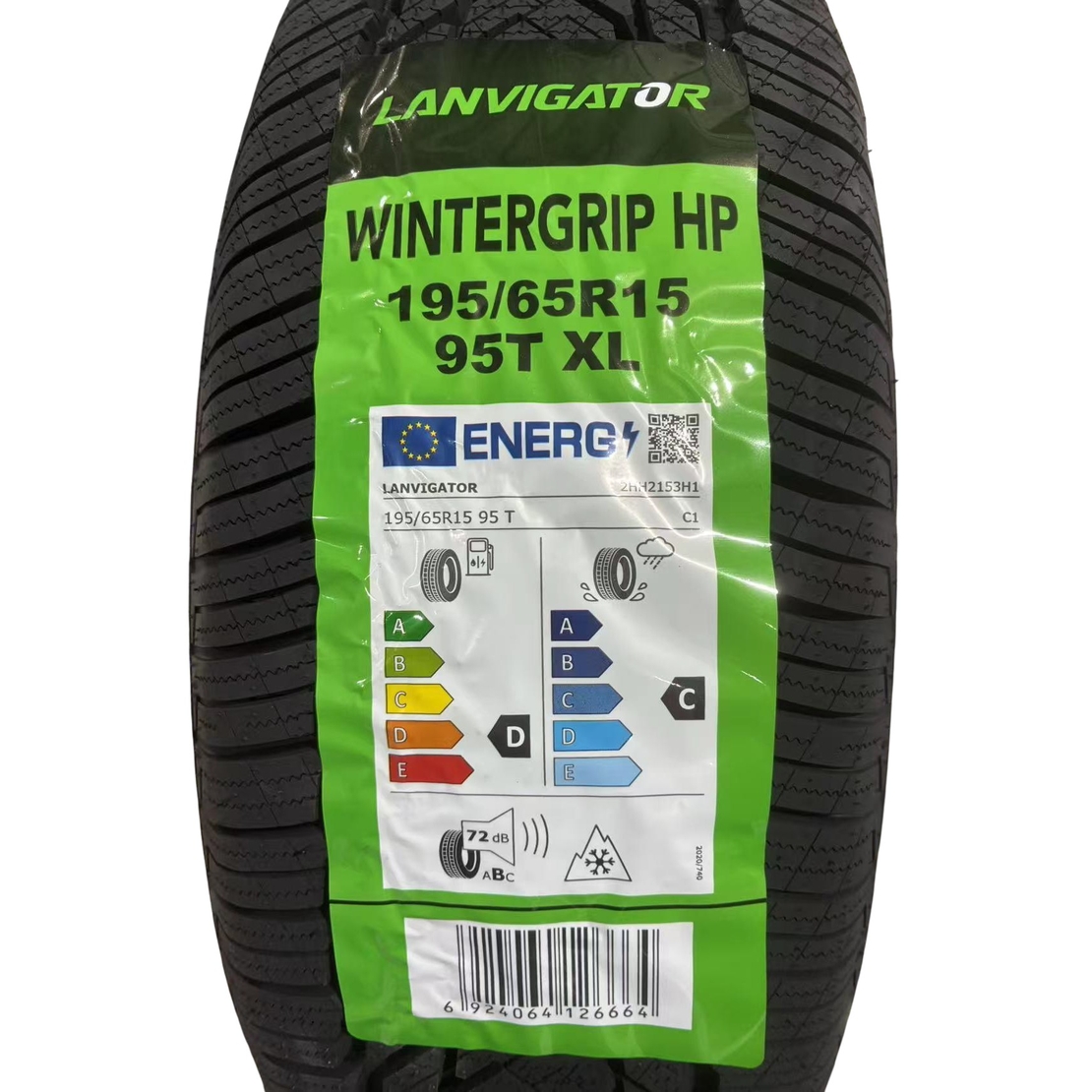Anvelopa Iarna LANVIGATOR WINTERGRIP HP 195/65R15 95T XL, Aderenta Sporita pe Zapada si Umed, Confort si Durabilitate