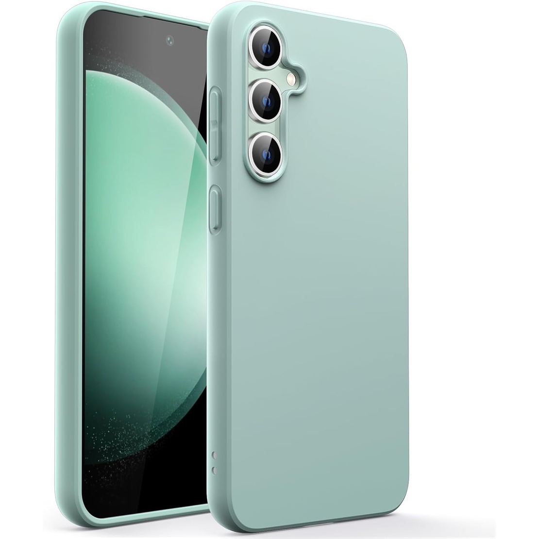 Husa de Protectie Matte TPU, Vafy, pentru Xiaomi Redmi 13C, Protectie Camera, Antisoc, Antizgariere, Antialunecare, Acoperire Completa, Verde