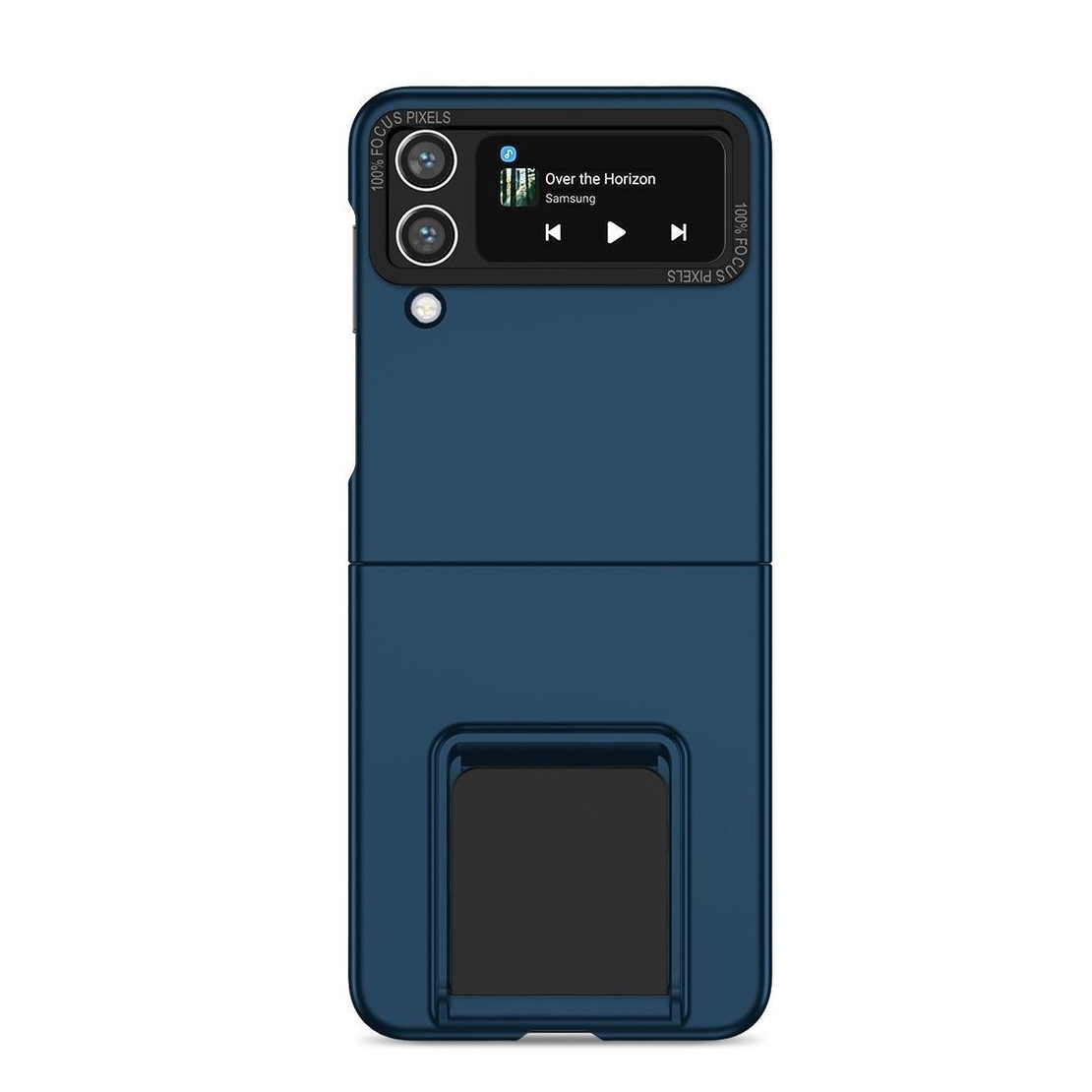 Husa de Protectie, Vafy, pentru Samsung Galaxy Z Flip 5, din PC, cu Pliere Tridimensionala, Multifunctionala, Albastra